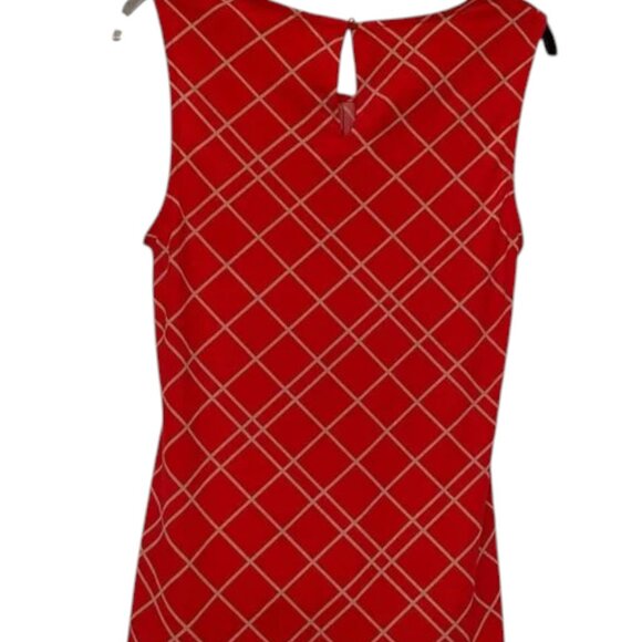 Banana Republic Sleeveless Blouse Size M Keyhole Button Scoop Neckline - Picture 2 of 4